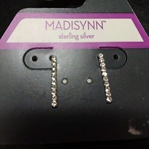 *Sale* Madisynn sterling silver and crystal earrings